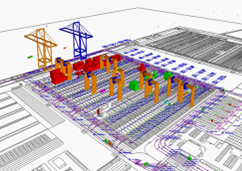 [画像]荷役シミュレータ画面イメージ