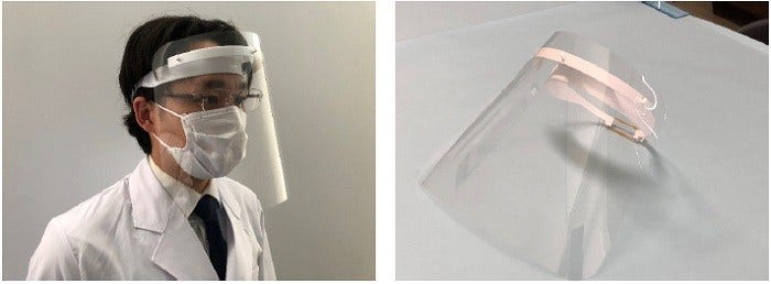 [画像]医療現場向けフェイスシールド