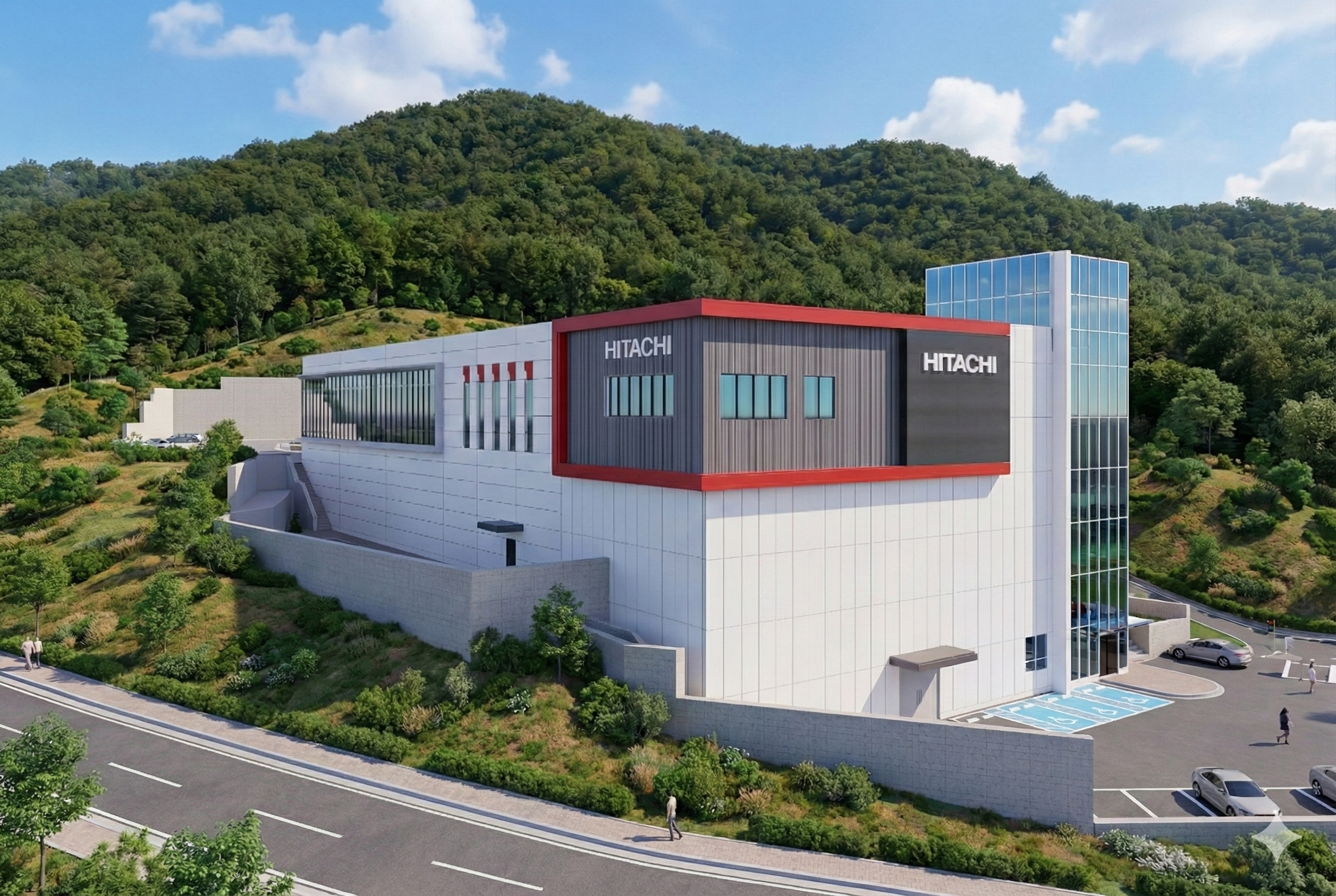 히타치 하이테크코리아 용인 솔루션캠퍼스 조감도