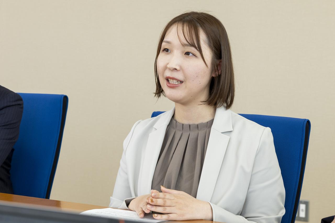 画像：石井町役場　龍門 奈都氏（石井町 まちづくり推進室 主事）