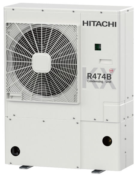 ［図2］グリーン冷媒R474Bを使用した日立コンデンシングユニットの特注品の外観