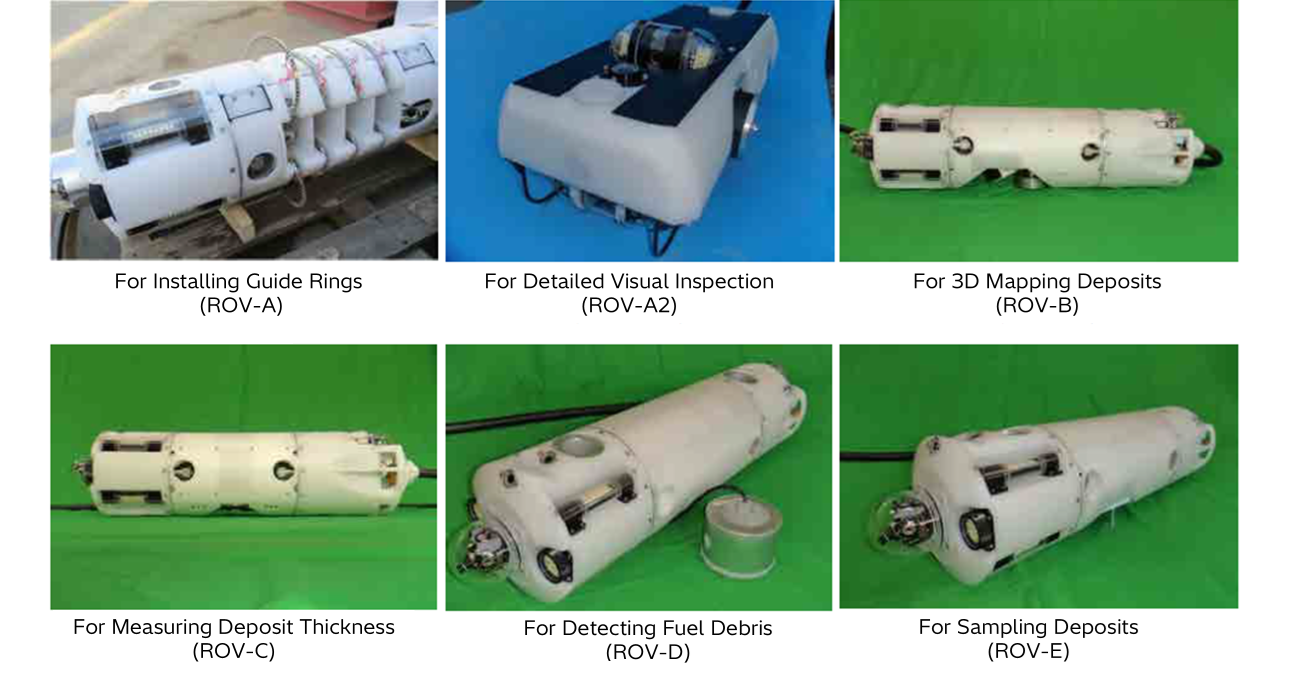 Six Purpose-specific ROVs