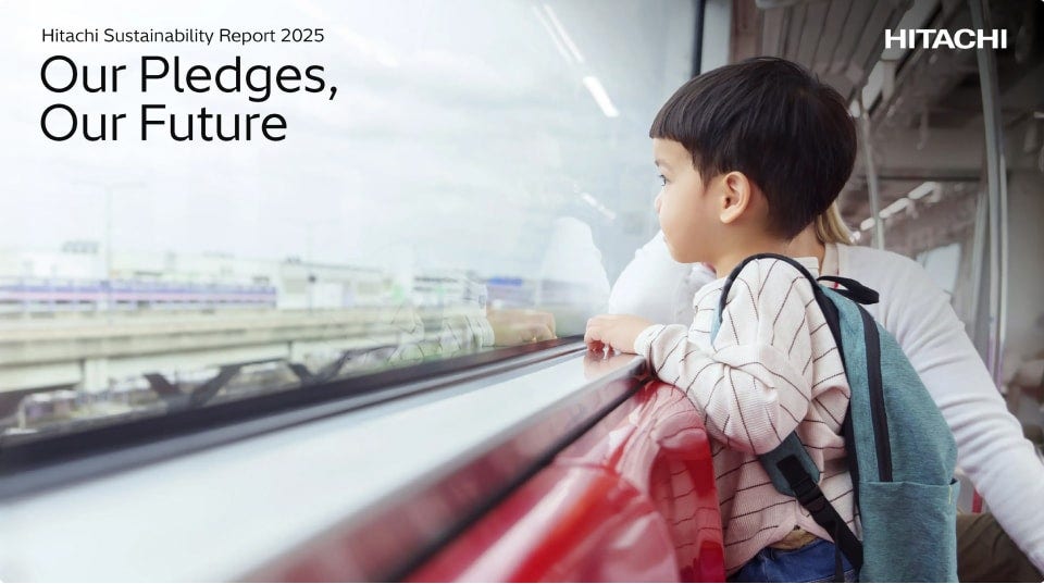 Hitachi Sustainability Report 2025 cover