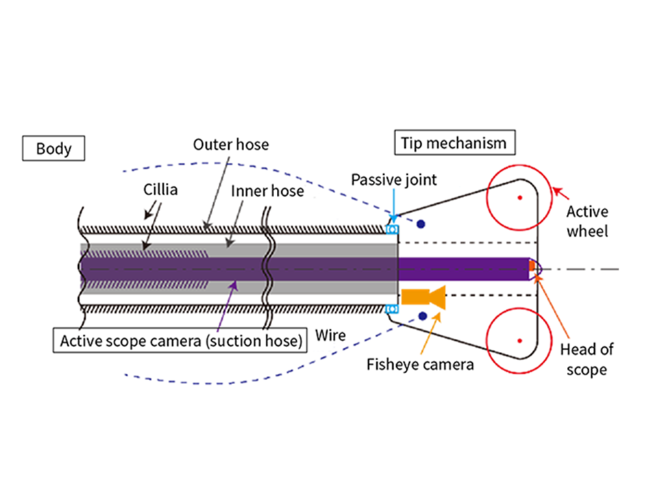 Cross-sectional Diagram of the Telescopic Active Scope Camera (TASC)