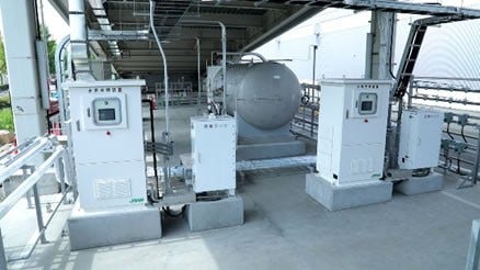 [画像]みやぎ生協の物流センターに設置された実証設備