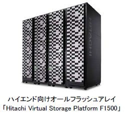 [画像]ハイエンド向けオールフラッシュアレイ「Hitachi Virtual Storage Platform F1500」
