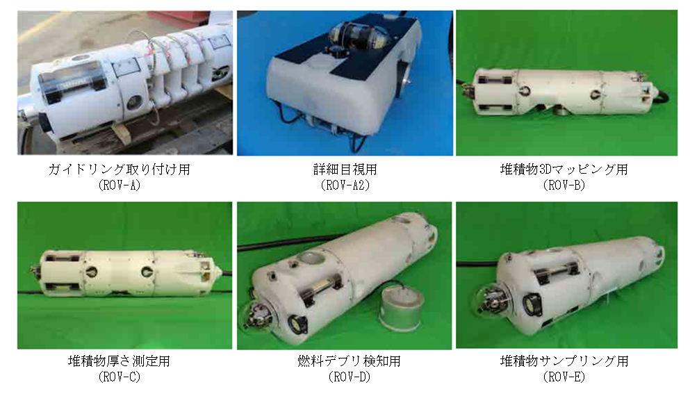 6種類の目的別ROV