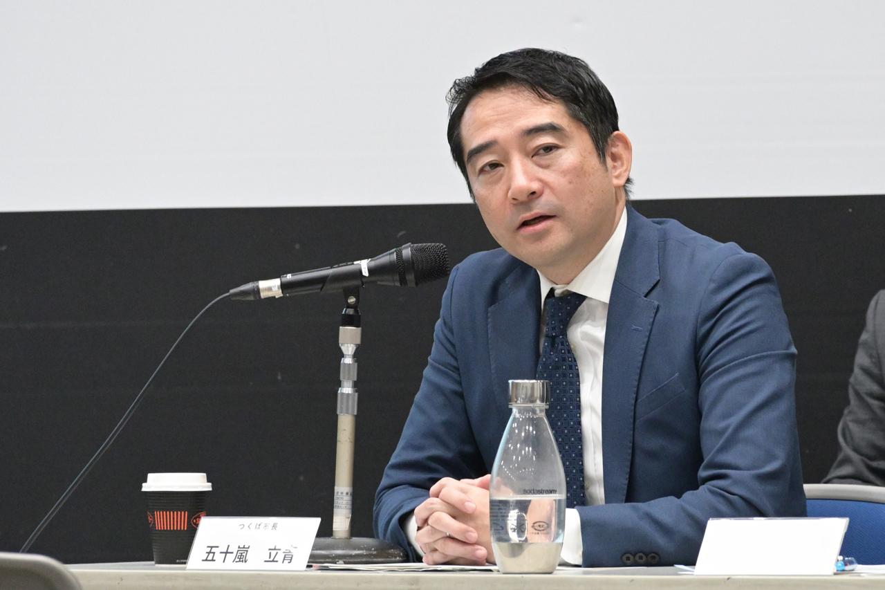 画像：つくば市長　五十嵐 立青氏