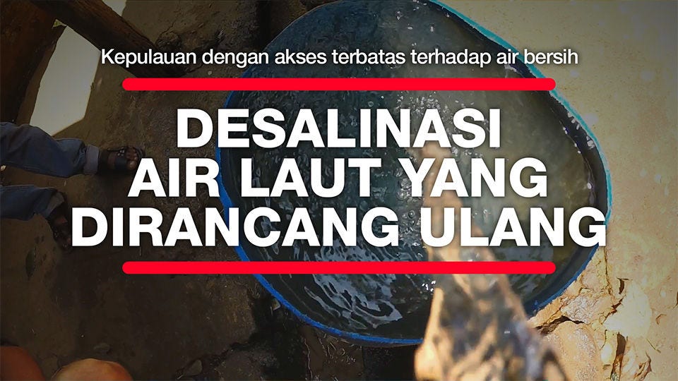 Hitachi has re-developed its seawater desalination technology, so it can be deployed rapidly with minimal setup efforts.