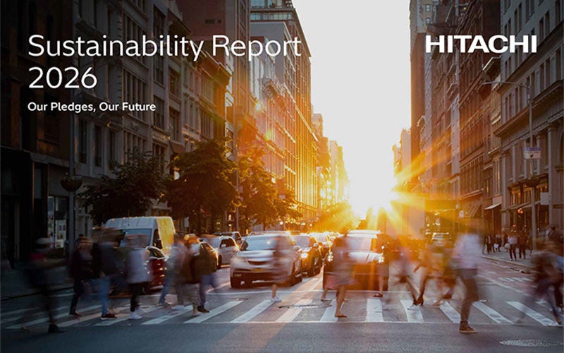 Hitachi Sustainability Report 2025 cover