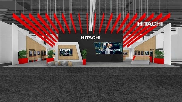 [image]Hitachi booth concept for CES 2026
