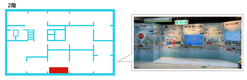 大阪科学技術館 日立ブース展示場所のご案内