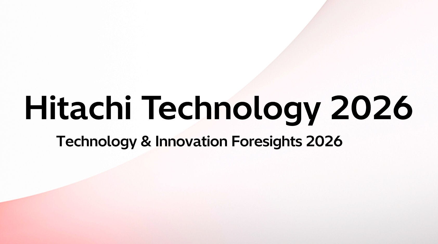 Hitachi Technology 2026