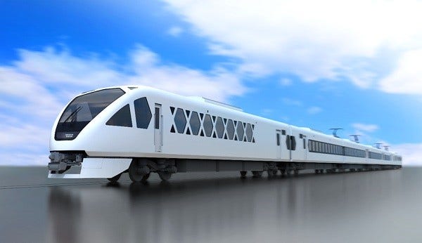 [画像]新型特急車両「N100系」のイメージ図