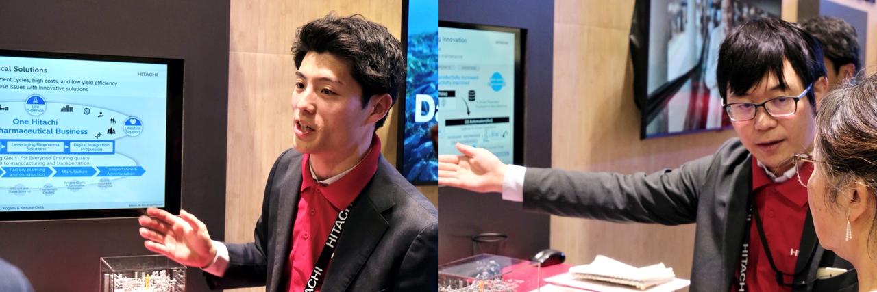 画像: CES2026にて、ソリューションを説明する様子