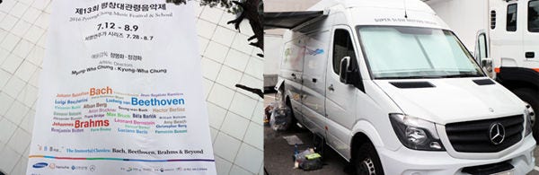 2016평창 대관령 음악제, KBS에서 히타치의 4K카메라 중계차(5대탑재)채용