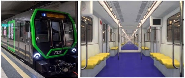 [画像]ミラノ地下鉄2号線向け車両