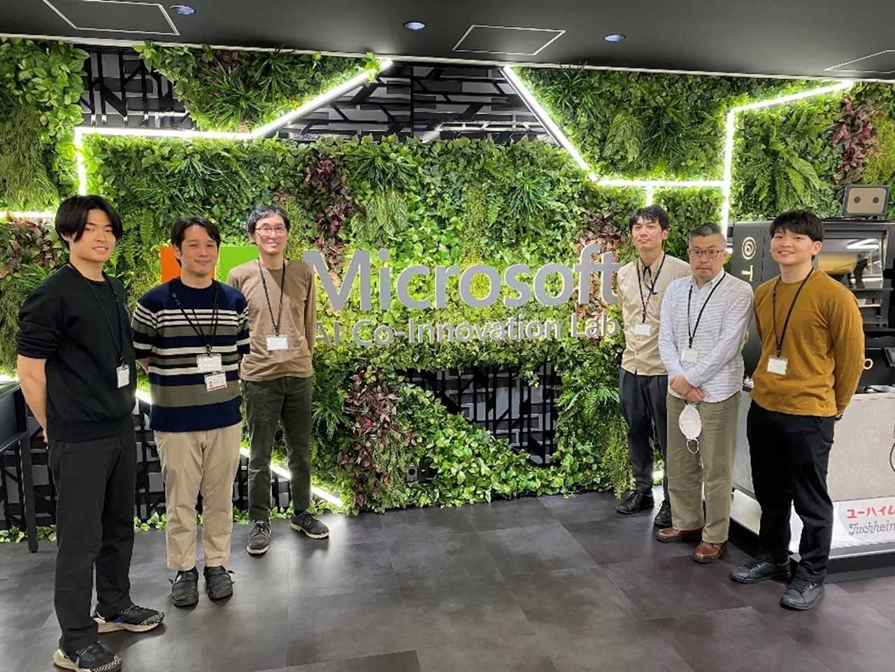 画像: 左から、片渕さん、神谷さん、諸橋さん、奥田さん、山根さん、植田さん
