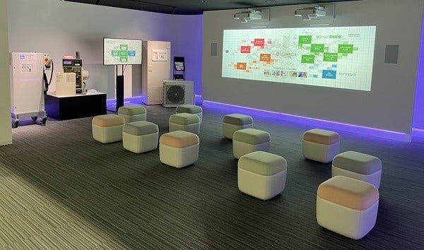 [画像]映像コンテンツと実機展示でお客さまやパートナーとの協創を加速