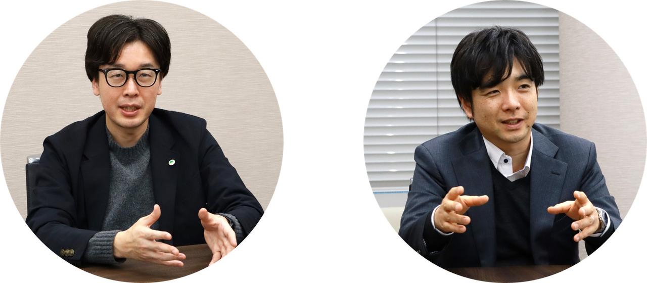 画像: 写真 左：日立製作所 マネージド＆プラットフォームサービス事業部 セキュリティサービス本部 セキュリティプロフェッショナルセンタ チーフセキュリティスペシャリスト　佐藤 隆行 右：国立研究開発法人情報通信研究機構 サイバーセキュリティ研究所 サイバーセキュリティネクサス CYNEX研究開発運用室 室長　安田 真悟氏