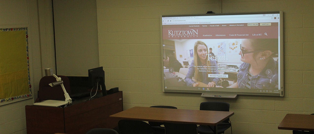Kutztown University Uses Hitachi OneVision Rewards Program to Extend Projector Life and Save on Replacements