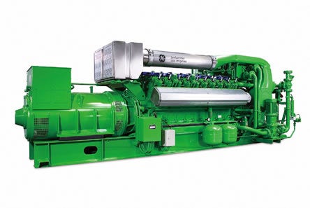 [画像]コージェネレーションシステムのガスエンジン発電装置