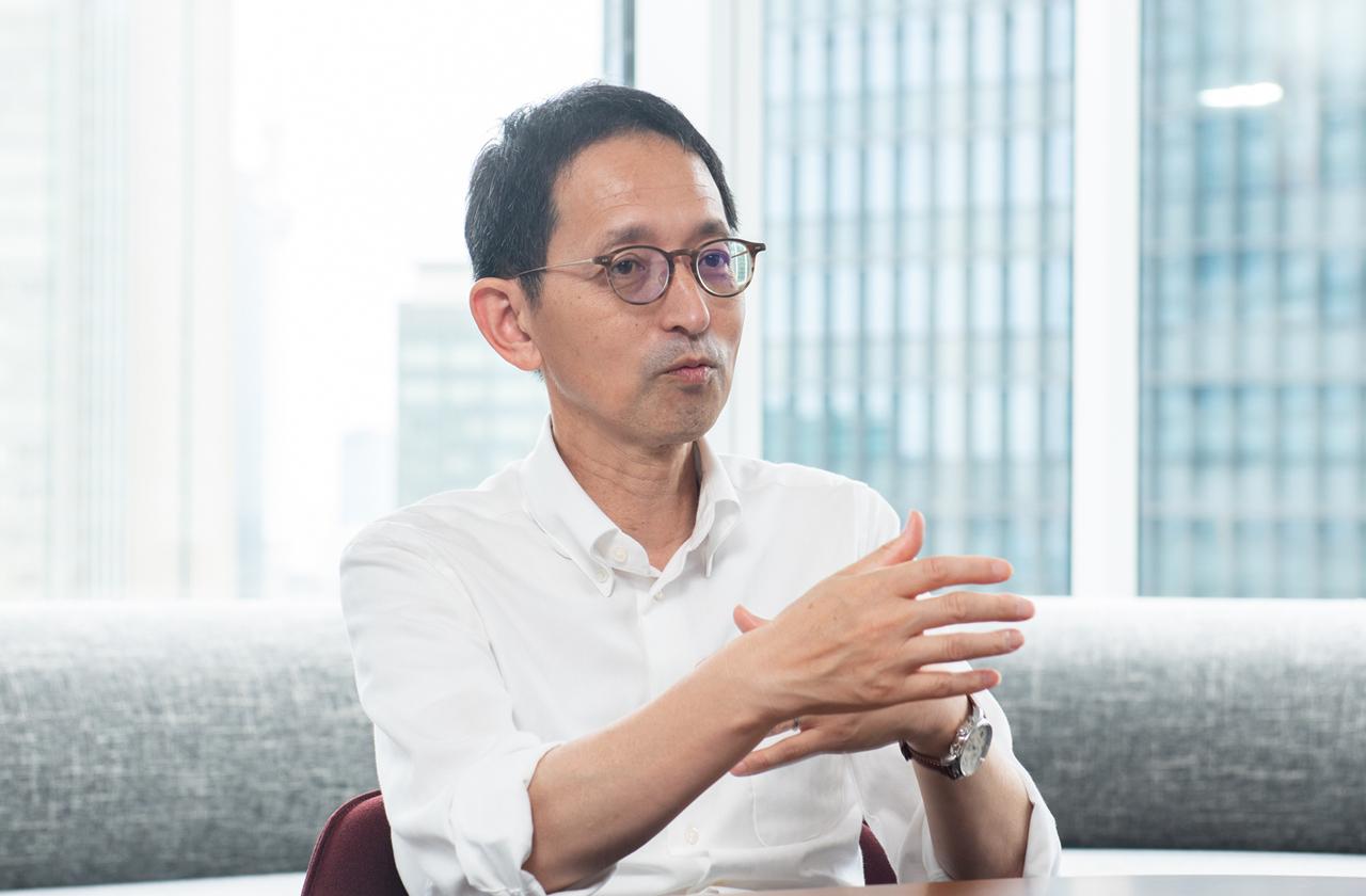 画像: 日立製作所 笠戸鉄道システム統括本部 デジタル推進グループ グループ長　江角昌邦