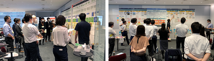 [画像]先行して実施したアイデア検討ワークショップの様子
