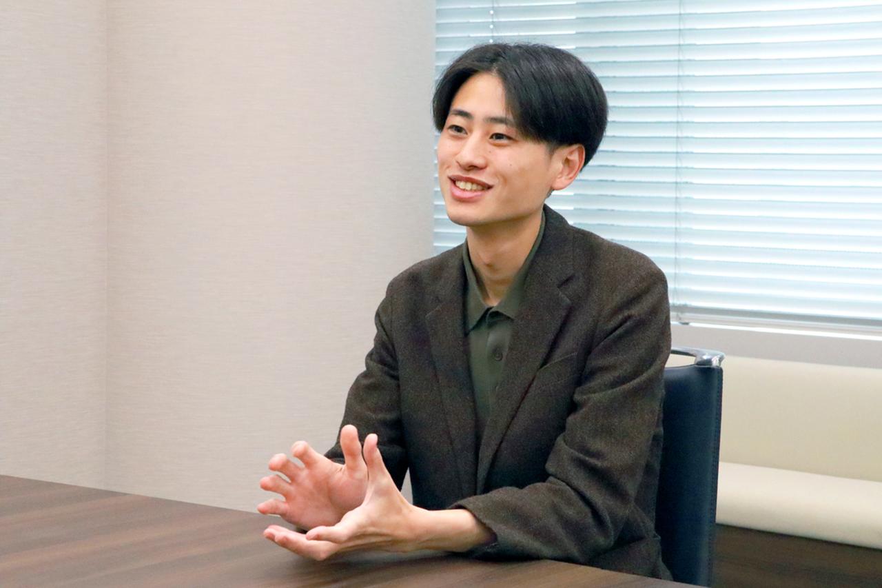 画像: 「CO-URIBA」を担当している、日立製作所の大嵜拓人さん