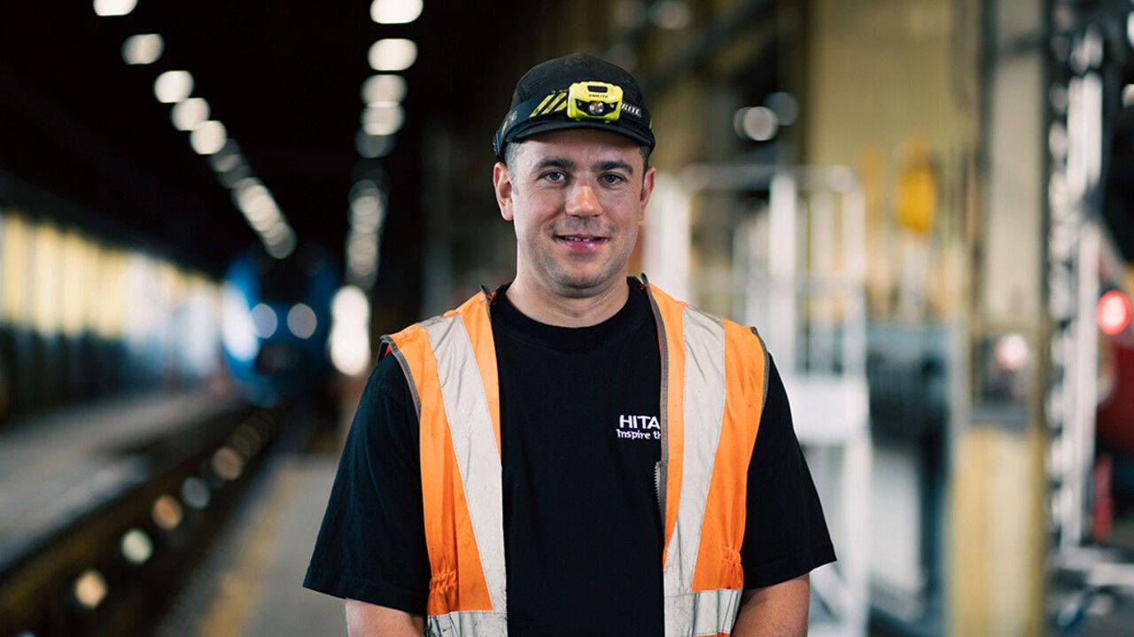 Jamie Daly works throughout the day