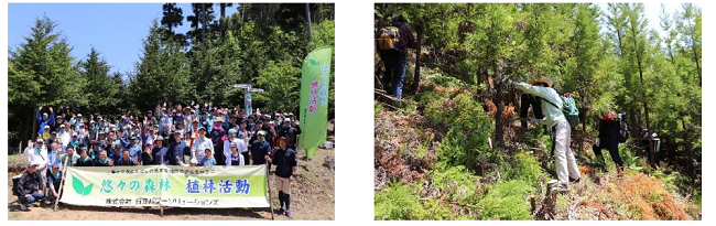 [画像] 5月25日に実施した植林活動の様子