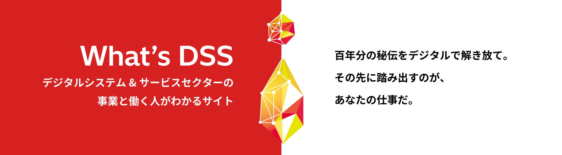 What's DSS デジタルシステム＆サービスセクターの事業と働く人がわかるサイト