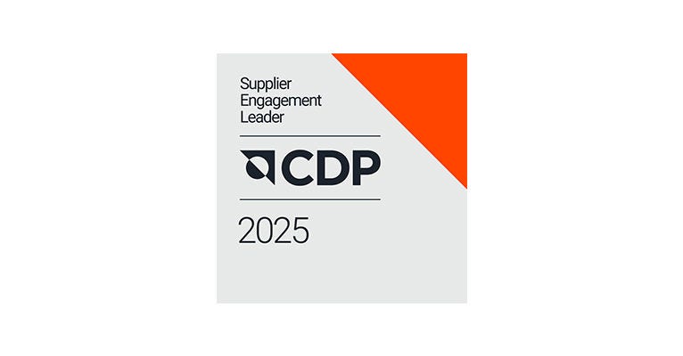 ロゴ：CDP CLIMATE, WATER A LIST 2025	、CDP SUPPLIER ENGAGEMENT LEADER 2025