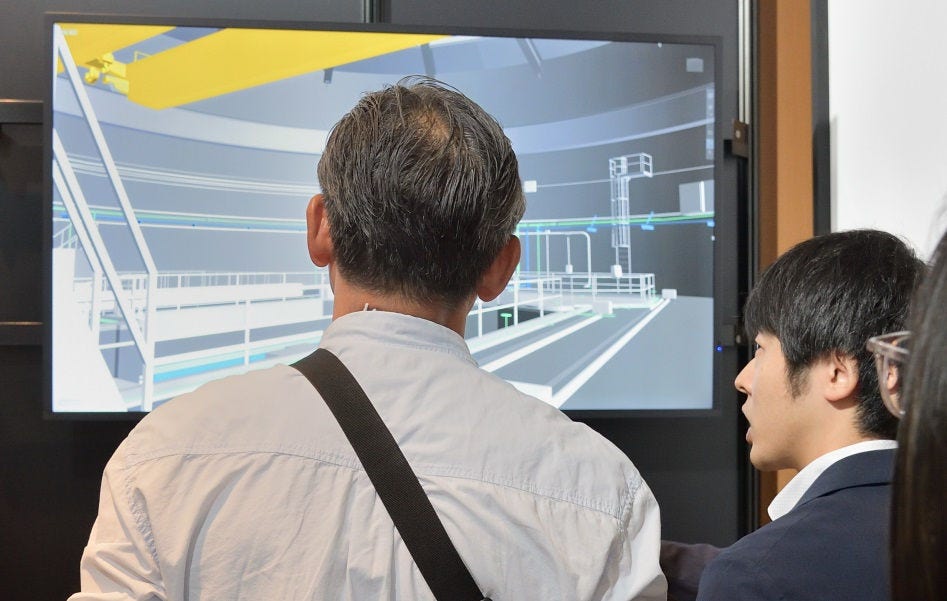 「原子力発電所のデジタルツインは、学生さんの教育にも使えると伺い、なるほどと思いました。外からはなかなか見えにくいものが見えるようになることで敷居が下がり、原子力分野で働きたいと思う方が増える効果も期待できそうです」