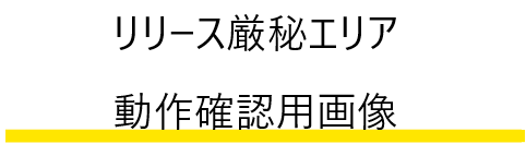 [画像]リリース　厳秘エリアの動作確認