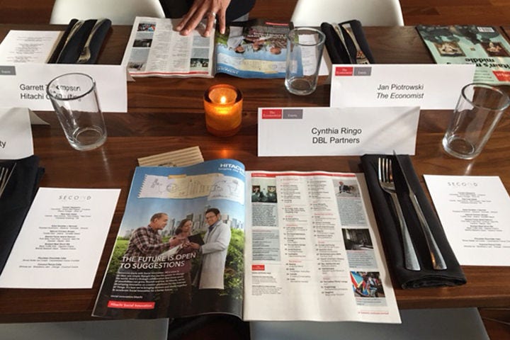 Hitachi at The Economist Sustainability Summit 2017