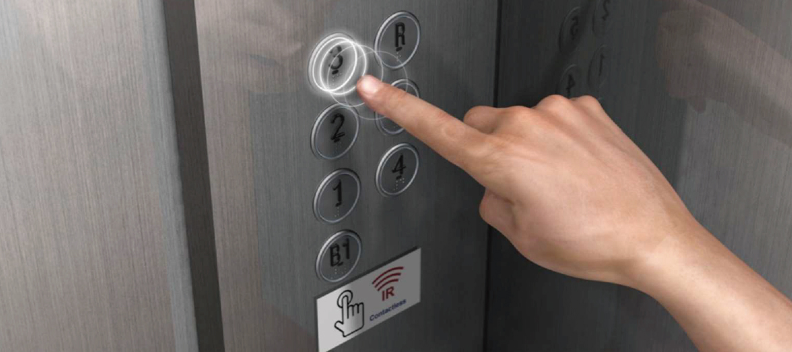 Hitachi Elevator Touchless Button
