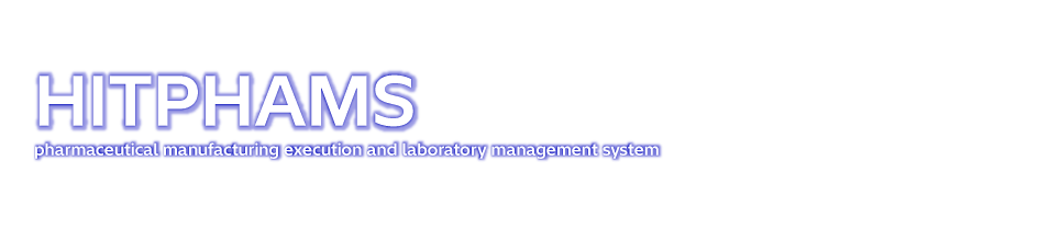 Hitachi Pharmaceutical Manufacturing Execution System HITPHAMS