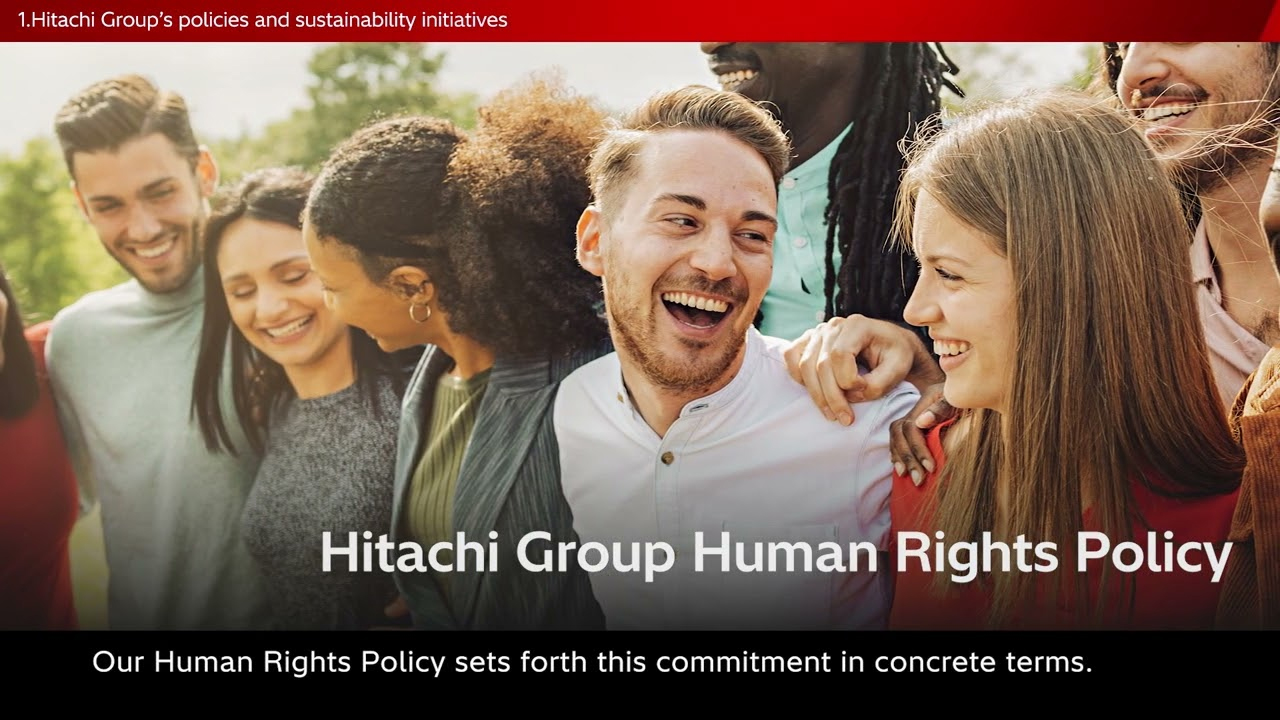 Hitachi Group　Sustainable Procurement Guidelines　Digest Edition Introductory Video - Hitachi