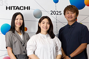 集合写真（左から安井、犬尾、福丸