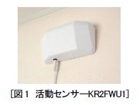 (画像)(図1 活動センサーKR2FWU1)