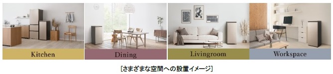 (画像)(さまざまな空間への設置イメージ)