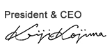 President and CEO  Keiji Kojima