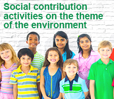 Social contribution activities on the theme of the environment