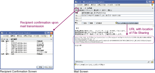 Prevention of leaked information and illegal access, for information sharing with peace of mind.