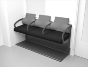 Seat for rolling stock [Universal Design Seat]