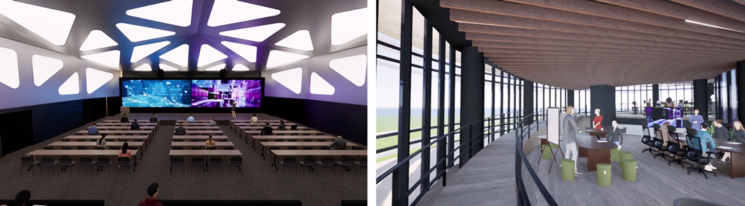 image:Conceptual image of the research building interior