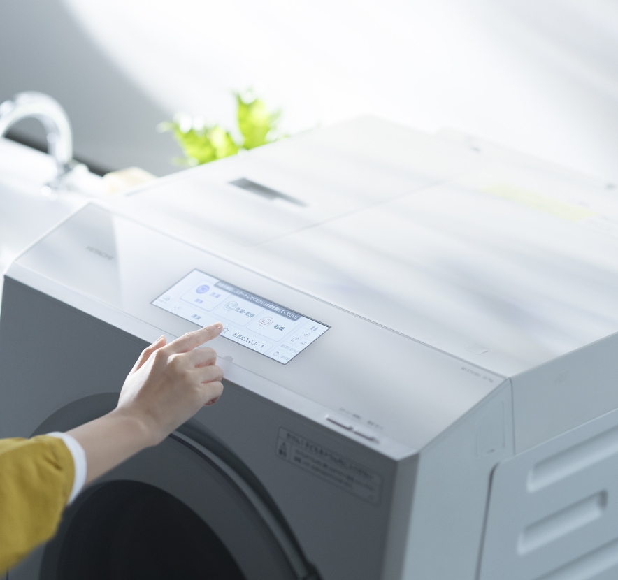 Appearance of control panel being operated