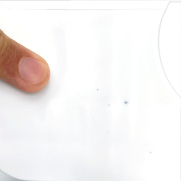 Foreign debris appearing in recycled material