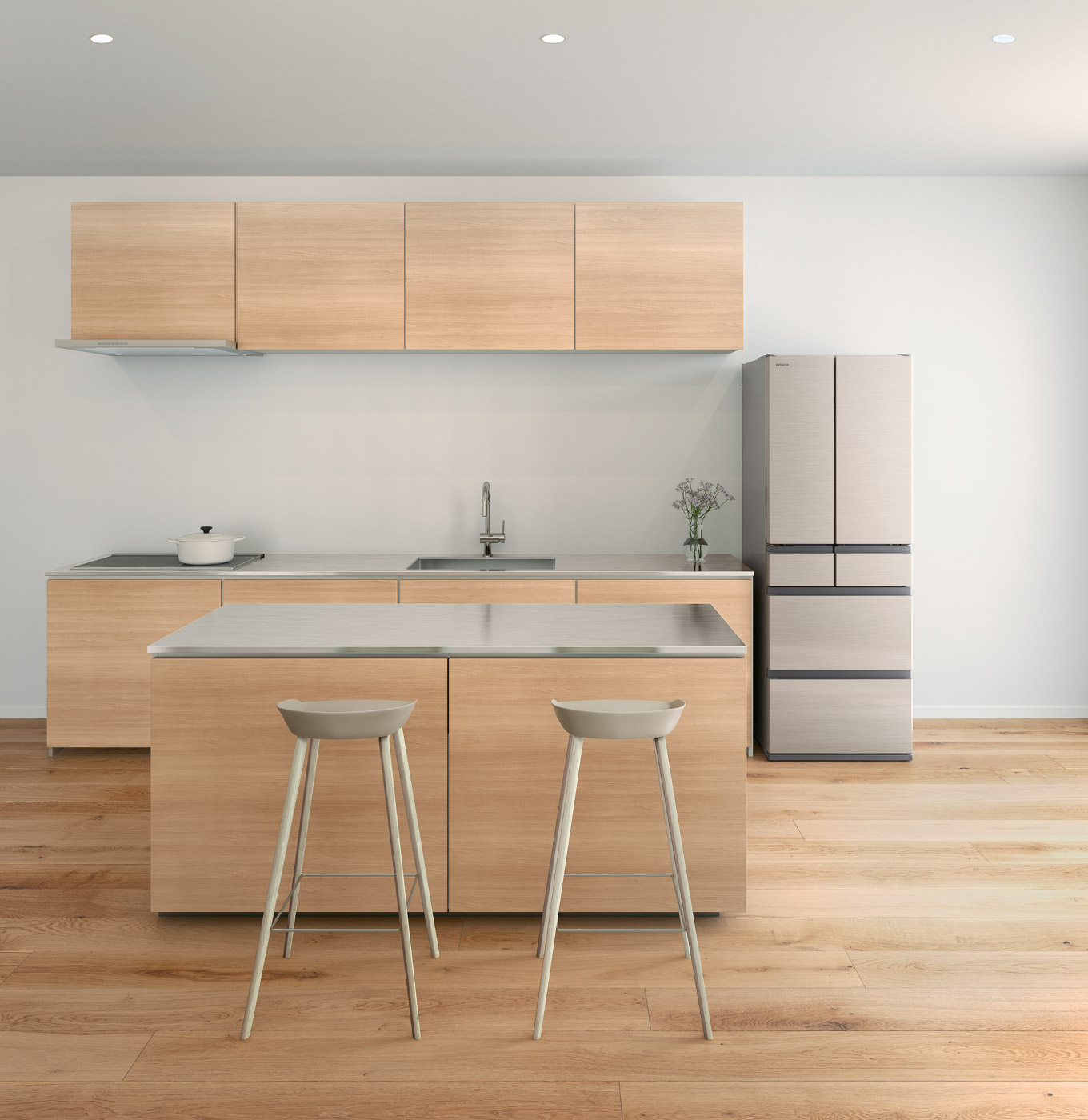 Uncluttered appearance